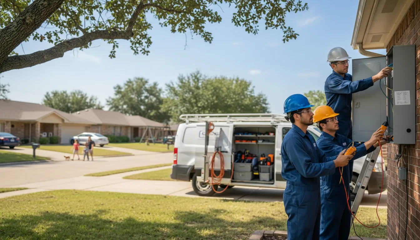 Certified electrician providing emergency electrical services in French Settlement, LA